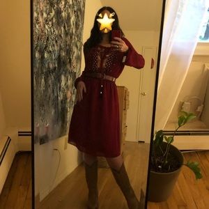 NWT Altuzarra x Target embroidered peasant dress